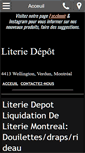 Mobile Screenshot of literiedepotmtl.com